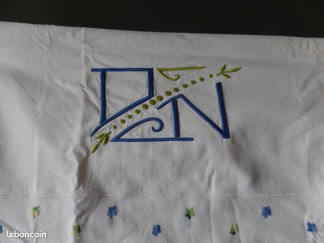 2 revers de drap usagés (image 3)