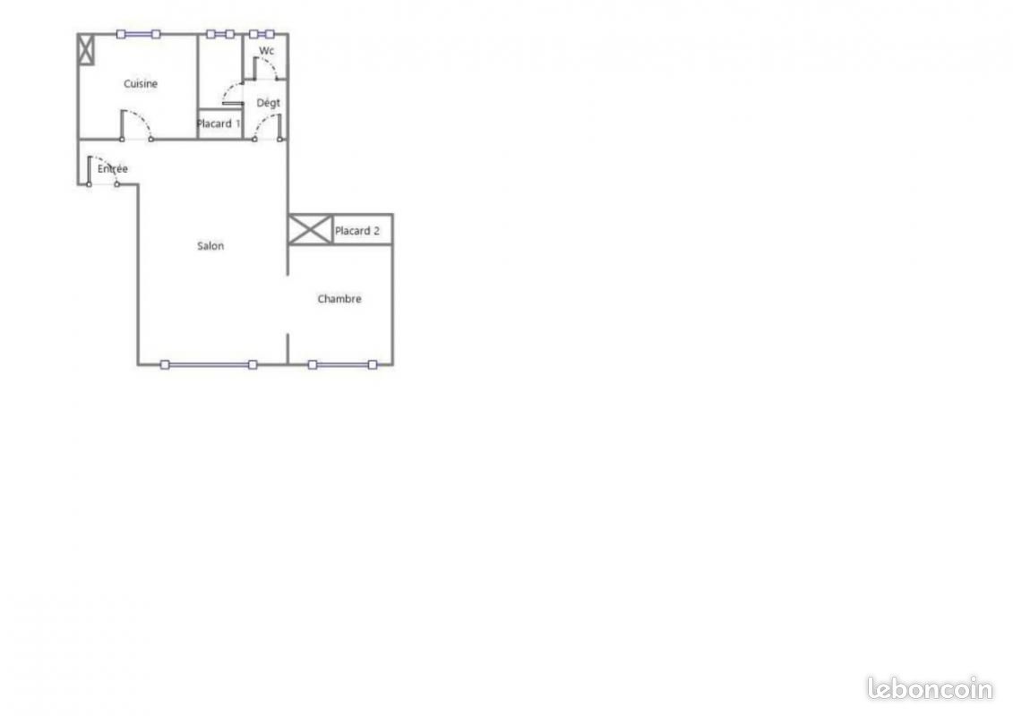 Appartement a louer gagny - 2 pièce(s) - 39 m2 - Surfyn