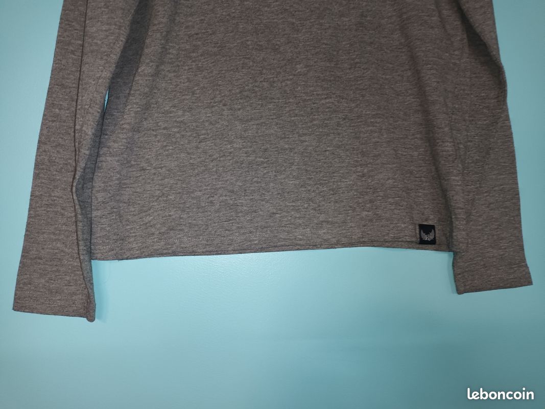 T-shirt m lg gris Kaporal en 12 ans (mam33133) (image 3)