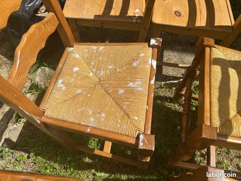 Lot de 6 chaises en bois (image 3)