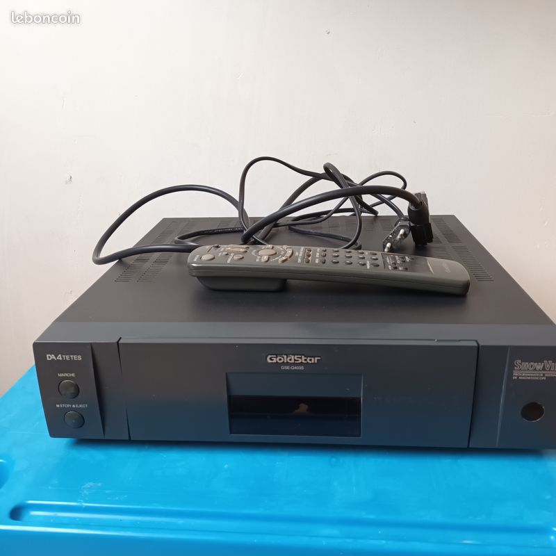 Magnétoscope goldstar AG74 6 têtes hifi stereo bi vitesse sans télécommande | Rakuten