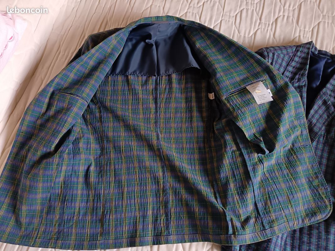 Lot de 3 vestes à carreaux, taille 48 (image 9)