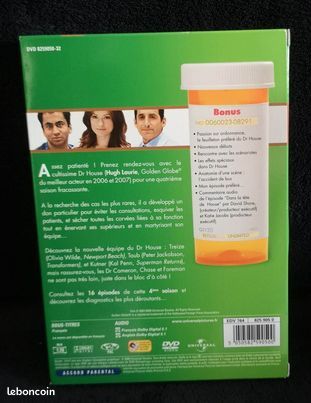 Coffret DVD Dr House Saison 4 (image 2)