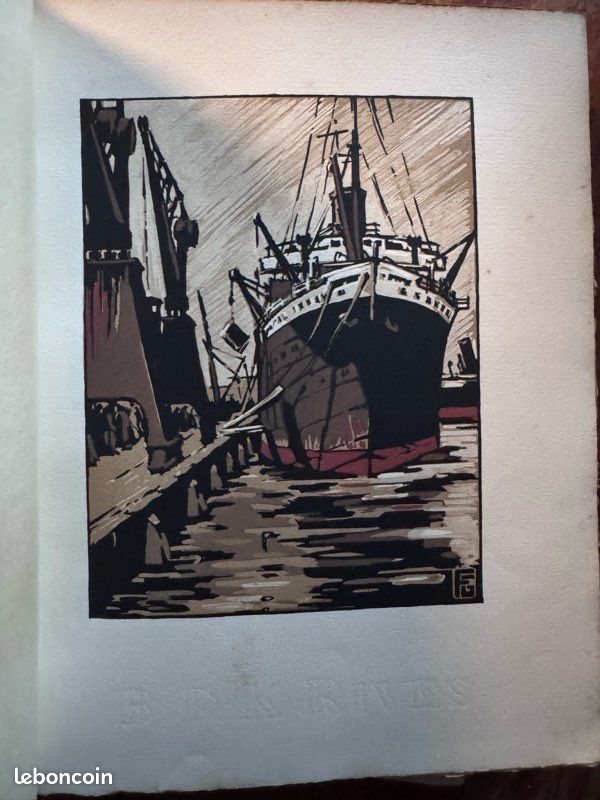 Livre Les Hommes nouveaux Claude Farrère, bois de Géo Fourrier (image 4)