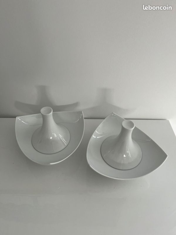Petit plat à cloche porcelaine Pillivuyt (image 1)