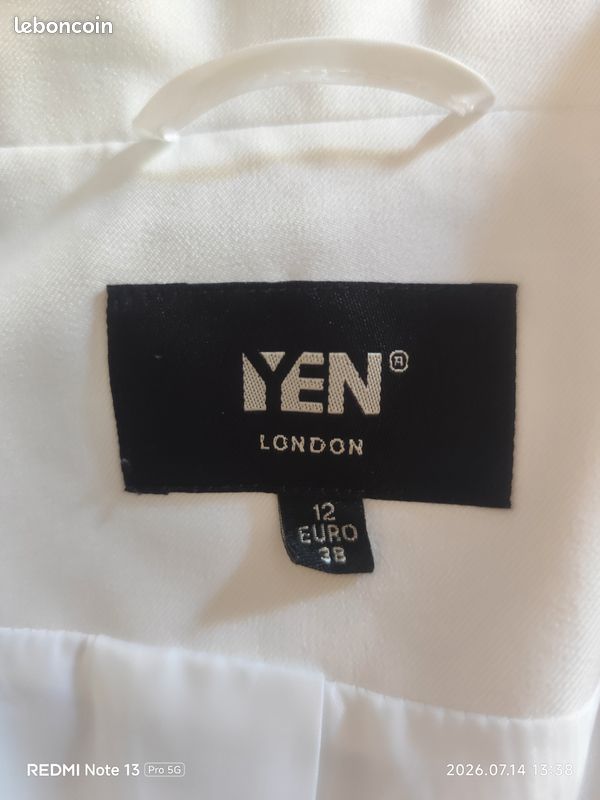 Tailleur femme blanc (image 6)