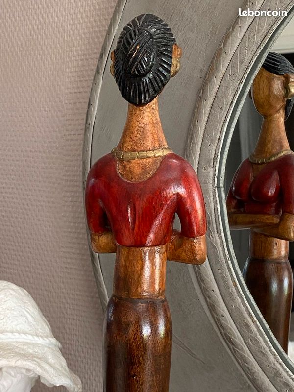 Statue en bois 68 cm (image 3)