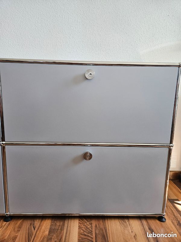 USM Haller Sideboard 2x2 argent mat (image 4)
