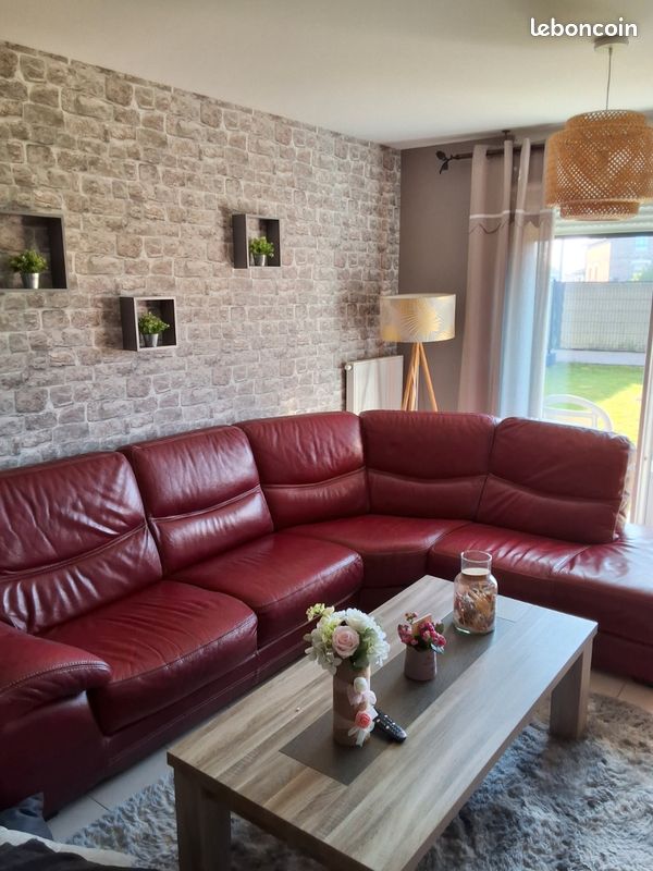Vends salon cuir (image 1)