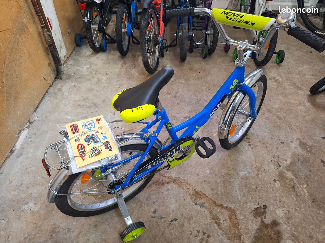 Vélo enfant NovaTrack URBAN 18" - Idéal pour enfants jusqu'à 7 ans (jusqu'à 125 cm) (image 4)