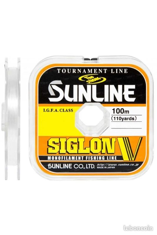 Fil De Pêche Nylon Sunline Siglon V - Neuf - Pour Pêche Sportive