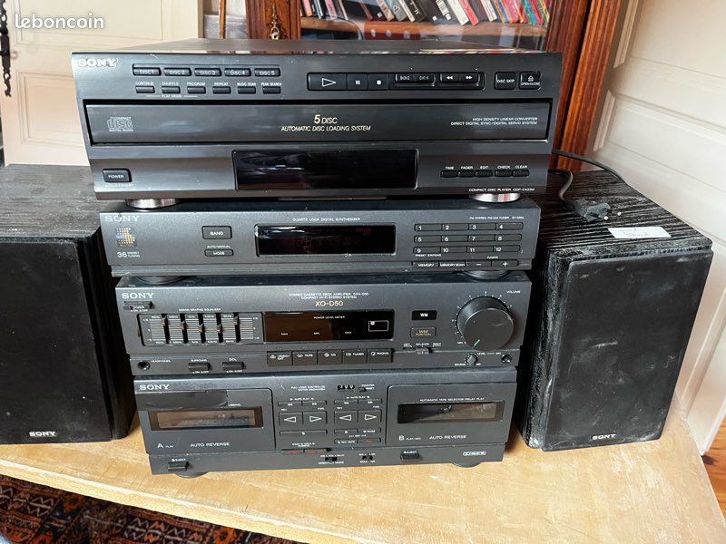 Chaine hifi avec platine d'occasion - Photo, audio & vidéo