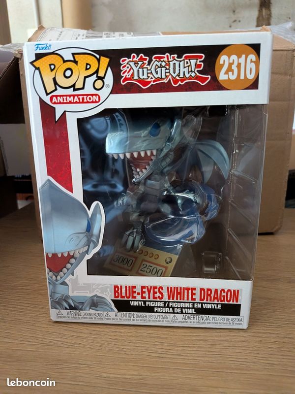 Funko Pop 2316 Blue Eyes White Dragon Yu Gi Oh (image 1)