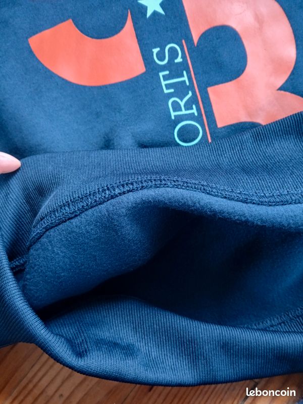 Sweat Bleu Unisexe Hodgman's Frozen Custard Taille L - Occasion Très Bon état