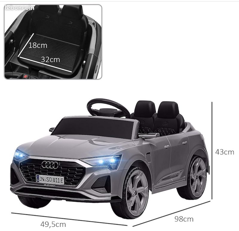 Voiture électrique Enfants Audi Q8 - véhicule électrique 12V - Neuve - Livraison gratuite ⭐⭐⭐ (image 2)