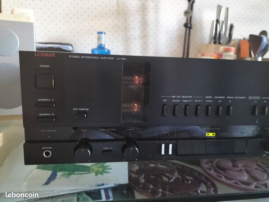 🔥 luxman lv-105u – amplificateur hi-fi vintage – hybride à tubes – audiophile 🔥 (image 2)