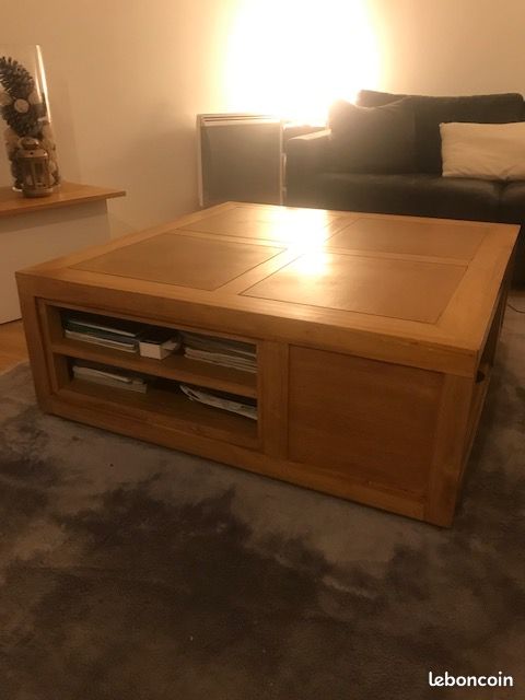 Vend table basse en teck (image 1)