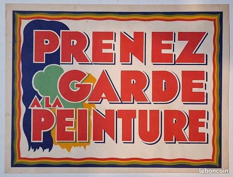 Lot exceptionnel et rare de 29 affiches différentes vintage authentiques - Signalétique ancienne (image 1)