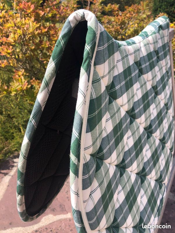 Tapis de selle écossais vert (image 2)