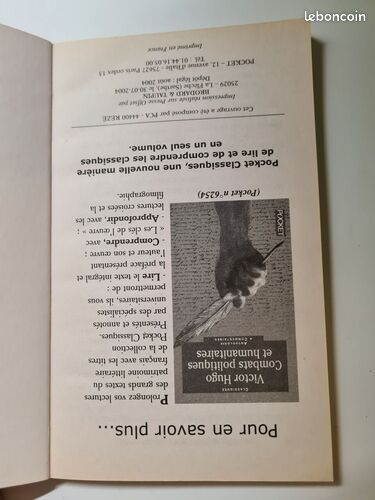 [Livre] Le Dernier Jour D Un Condamne - Bon état (image 4)