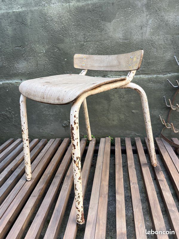 Chaise écolier ou d’atelier dossier bas (image 2)