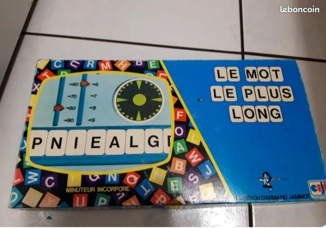 Jeu vintage:Le mot le plus long (image 1)