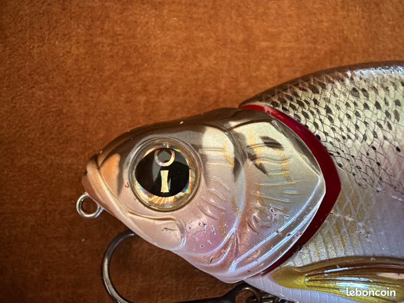 Izumi Shad Alive 105 FL #13 Matt Chart Tiger - Neuf en blister - Leurres swimbait articulé - Sport & Plein air