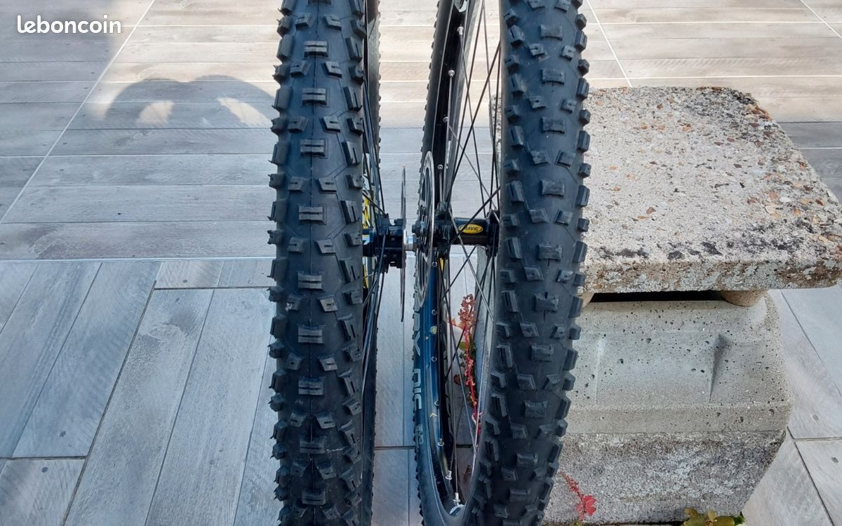 Neuf MAVIC Crossland rayon avant et arrière avant 2008 ARGENT 270 mm