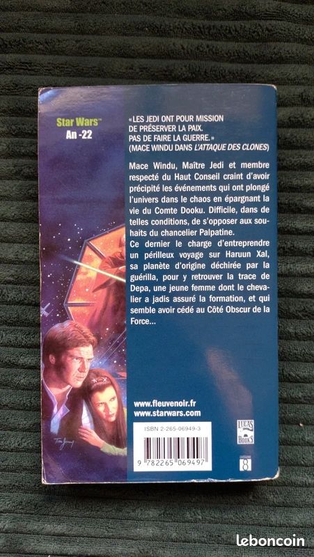 Livre Star Wars Point de rupture Fleuve noir (mauvais état) (image 2)