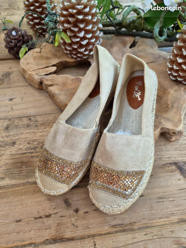 Espadrille beige T 38 (image 1)