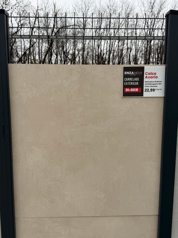 🏡 Carrelage exterieur 80x80cm sol et terrasse, colle offerte (image 2)