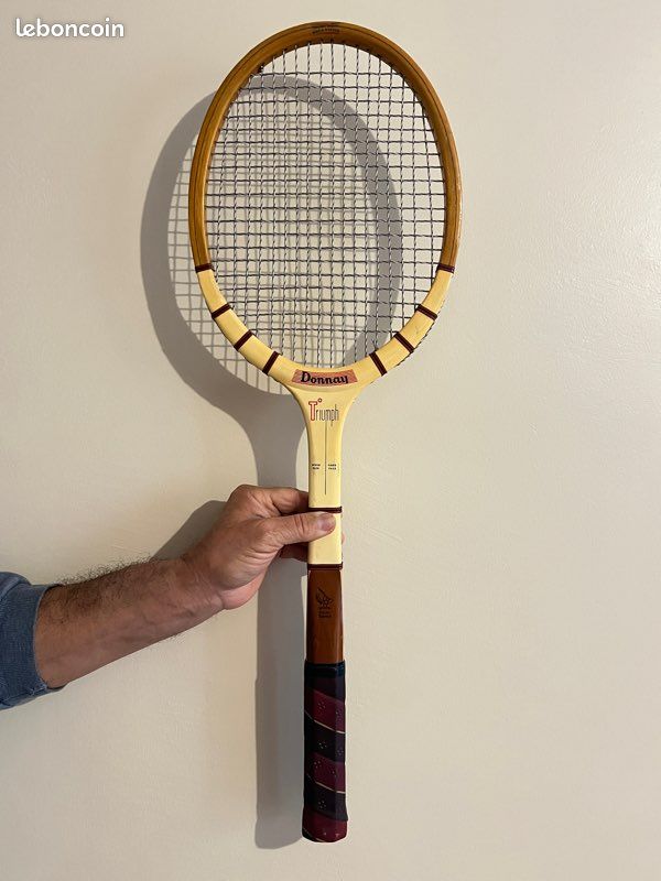 Raquette tennis ancienne Donnay avec son étui | Rakuten