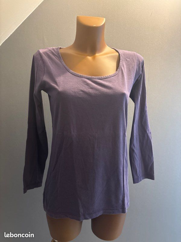 Tee-shirts manche longues tissaia 38/40 (image 1)