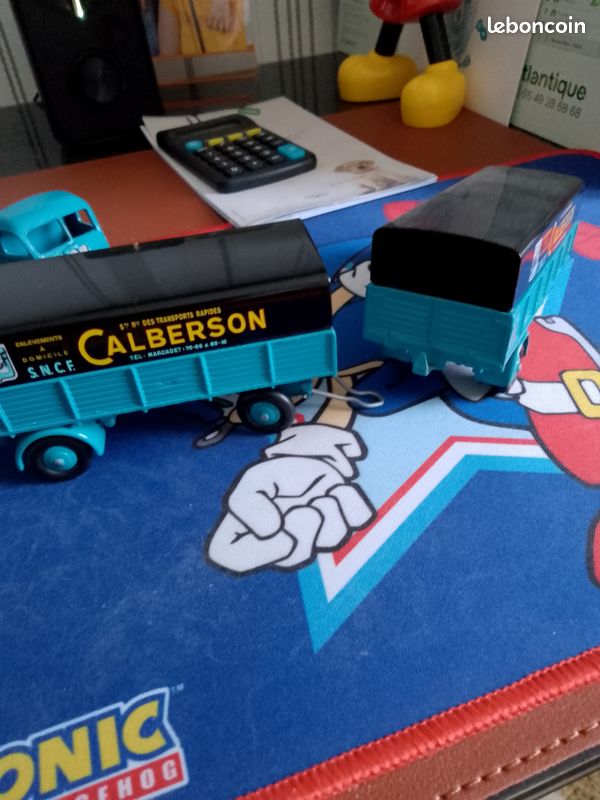 Camion avec remorque - CALBERSON - Edition Atlas - PANHARD 4x2