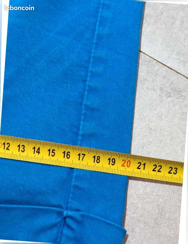 Short homme bleu LTB électrique – slim taille – stretch #38 (image 9)