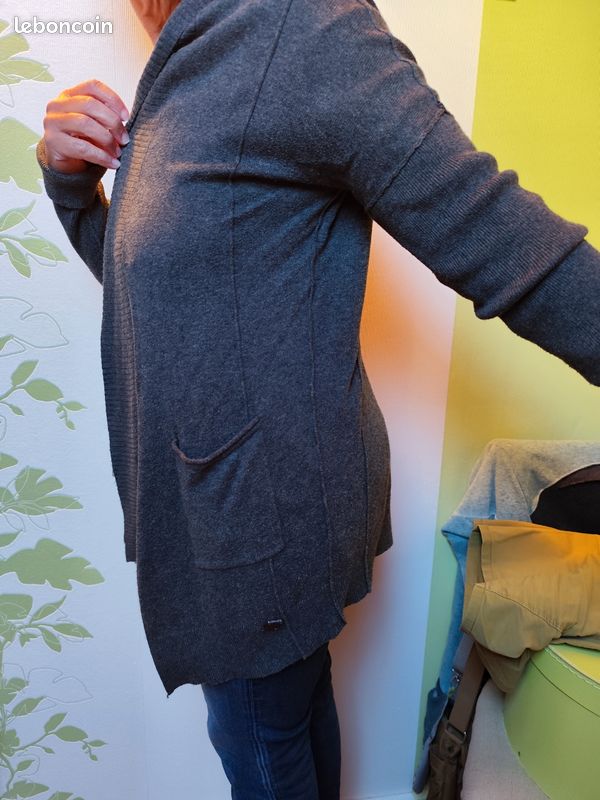 Veste En Lin DDP Taille 40 - Couleur Beige, Style Chic, été/printemps, Occasion Très Bon état