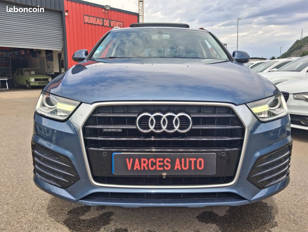 Audi q3 2.0 tdi 184 cv s-line quattro toit ouvrant panoramique/son bose/cuir (image 2)