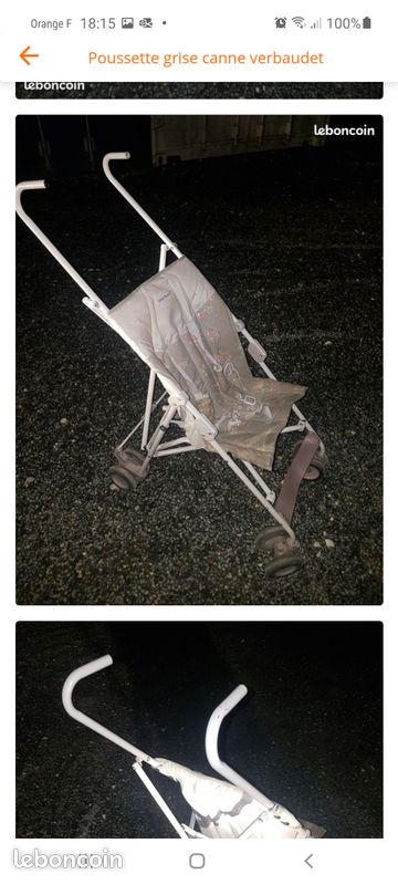 Poucette canne gris verbaudet (image 3)