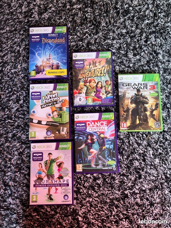 Lot De 6 Jeux Xbox 360 - Bon état Général, Boîtes Et Instructions Incluses