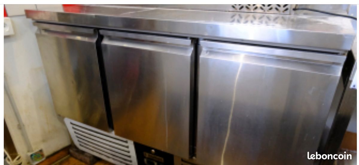Comptoir inox refregere trois portes (image 3)