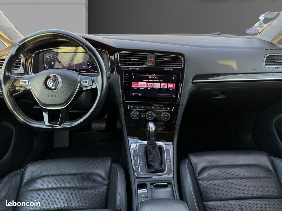 VOLKSWAGEN GOLF VII (2) 1.5 TSI EVO 150CH CARAT EXCLUSIVE DSG7 5P CarPlay Caméra de recul Sièges chauffants Garantie 12 mois (image 2)