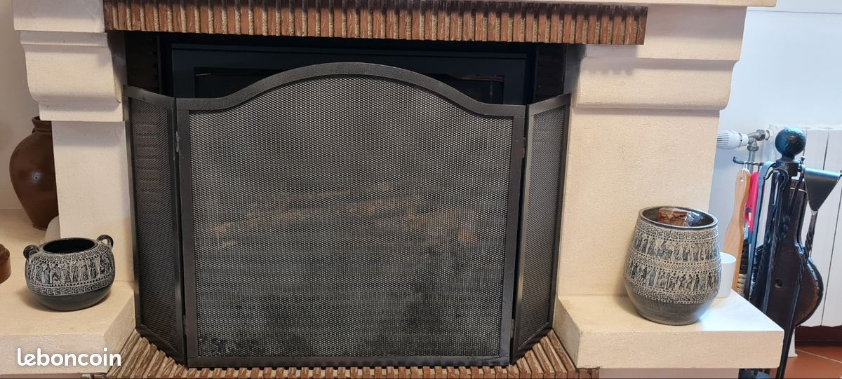 Pare-feu de cheminée à 3 volts (image 1)