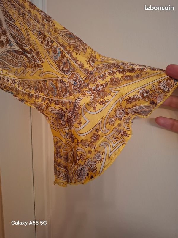 Robe longue imprimée Nina Kaufmann. Taille S mais taille 42 (image 8)