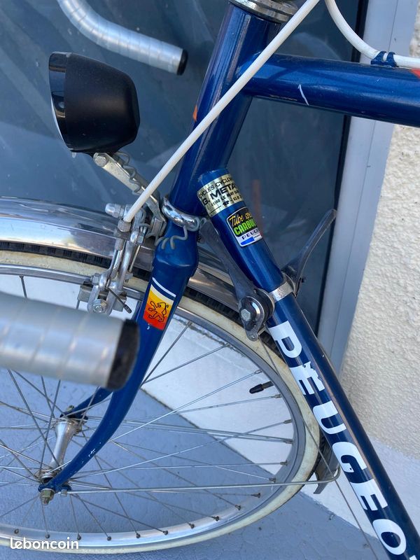 Vélo De Course Vintage Peugeot - Cadre Bleu - Collection - Fabriqué En France