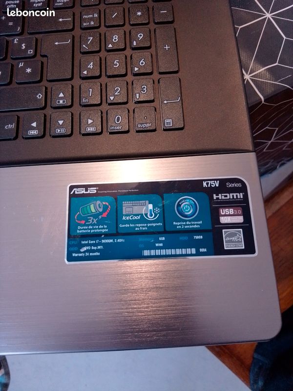 Pc portable asus pour pieces d'occasion - Ordinateurs