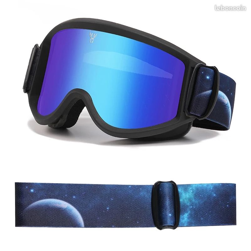 Housse De Protection Pour Lunettes De Ski - Lot De 2 | Microfibre, Anti-Rayures, Taille Unique
