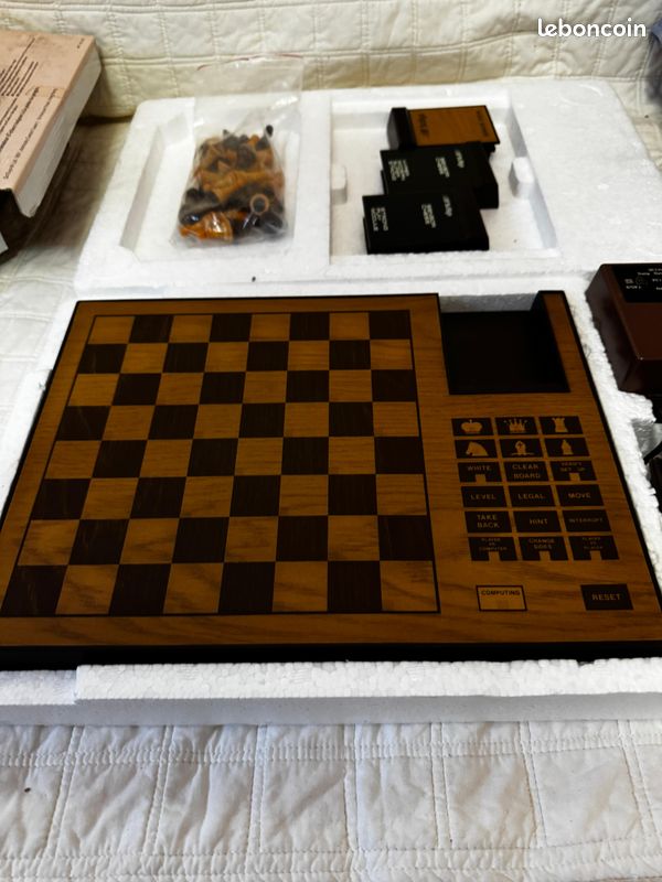 Jeu D'échecs électronique Scisys Sensor Chess - FIDE Complet Testé - Occasion