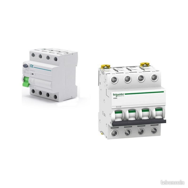 Disjoncteurs et protections électriques Schneider pour borne de recharge Wallbox (image 1)