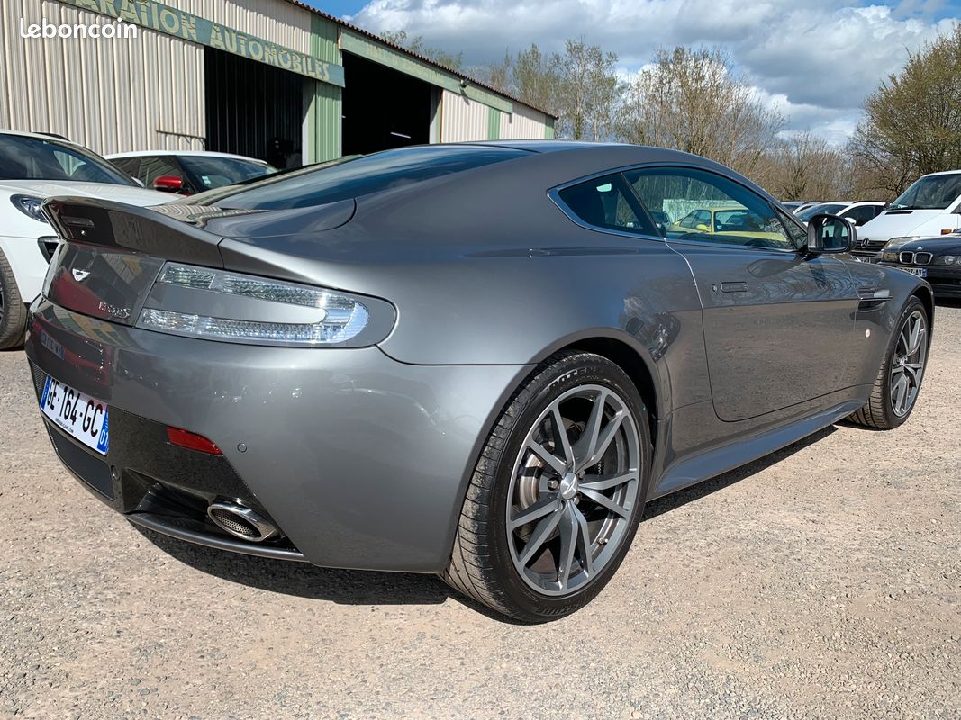 Aston martin v8 vantage s 4.7 436cv sportshift ii 32790km etat hors normes hammerhead silver/carbone (image 4)
