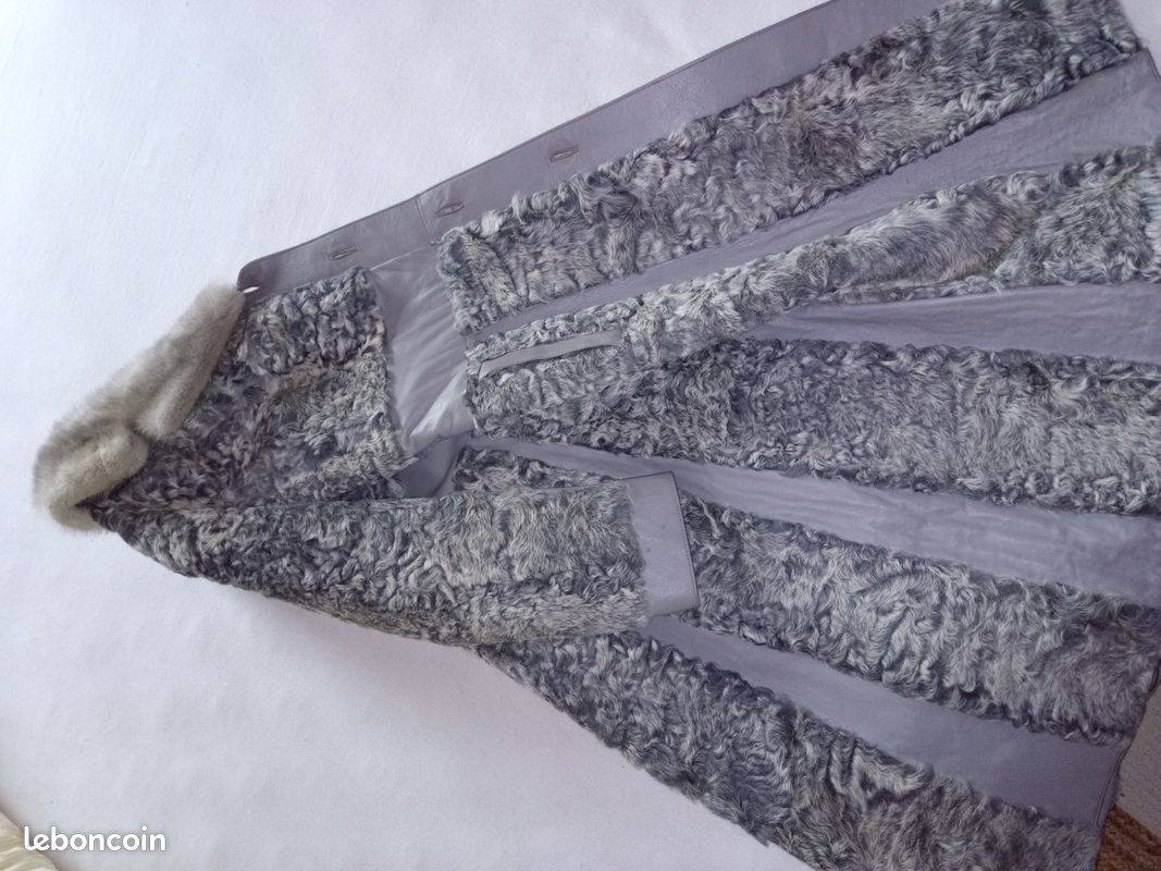 FOURRURE astrakan gris (image 10)